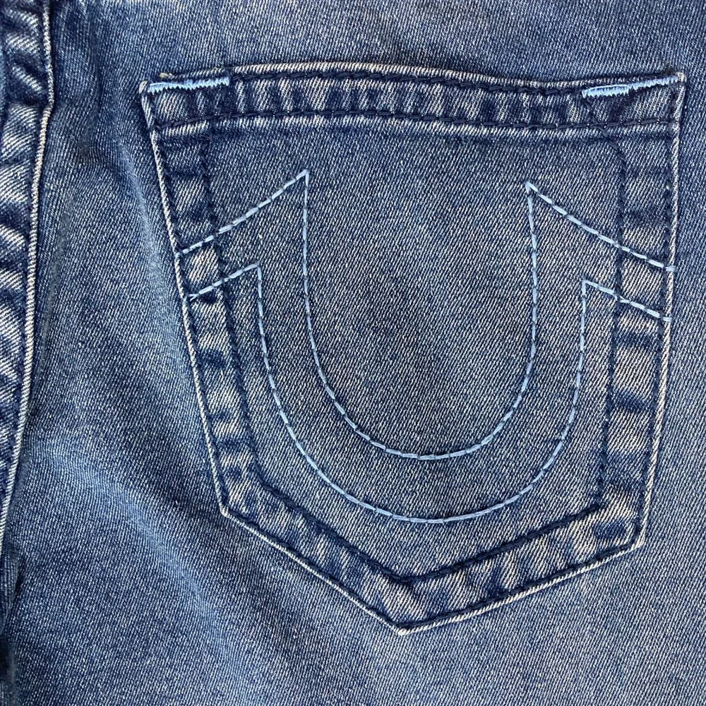 True Religion Men Ricky‎ Relaxed Straight Jeans Medium Harmonious Wash Size 36